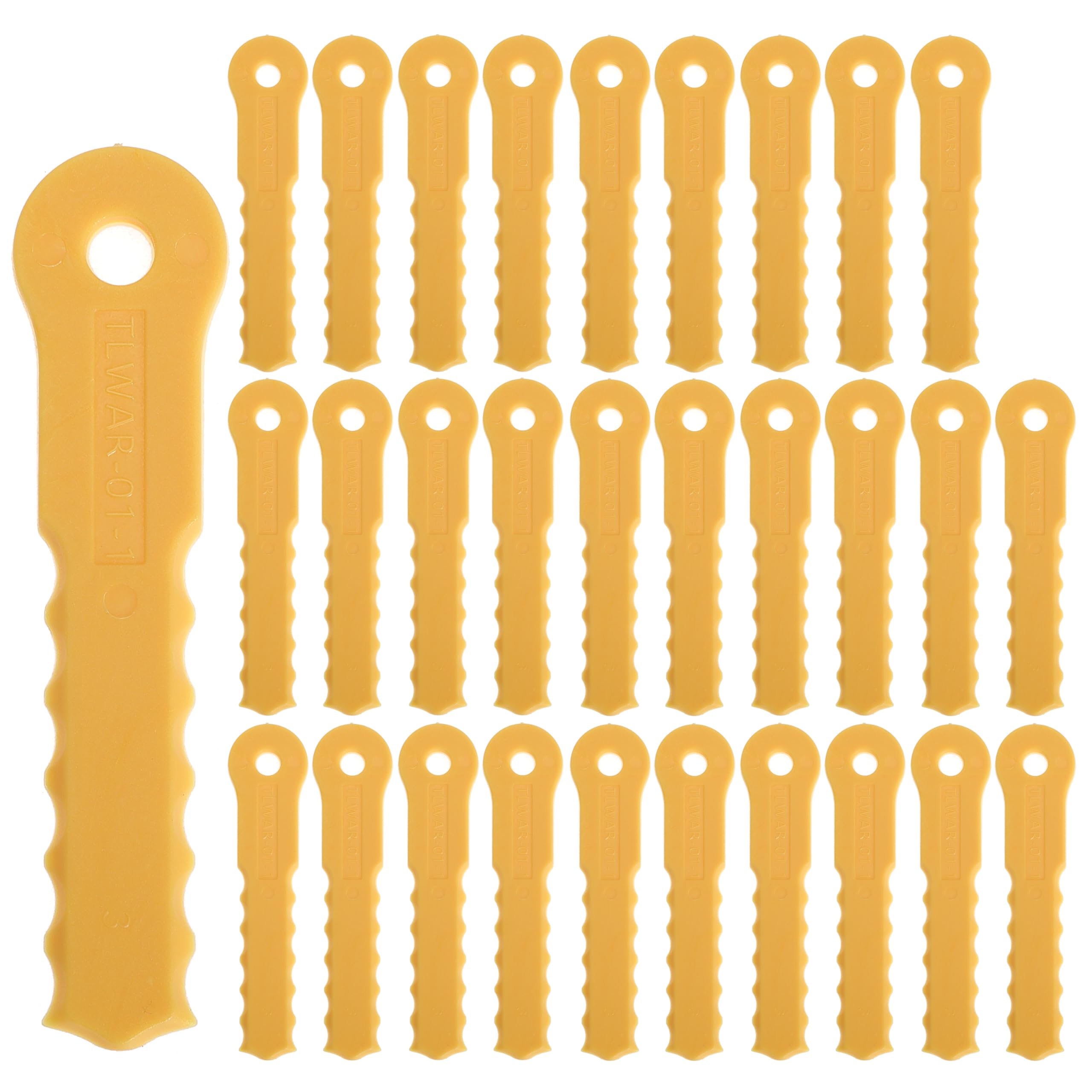 Nayciiy 30pcs replacement blades for Pivotrim compatibility, delivering consistent cutting on rugged weeds.
