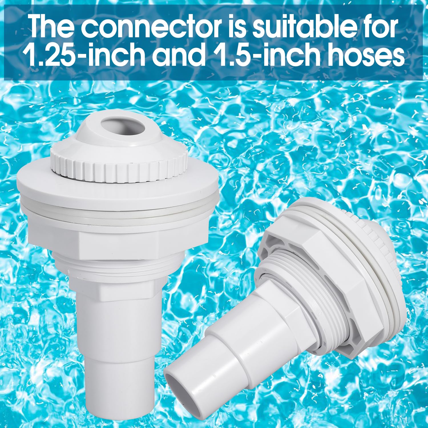 Nayciiy directional eyeball assembly rotates for precise water direction.