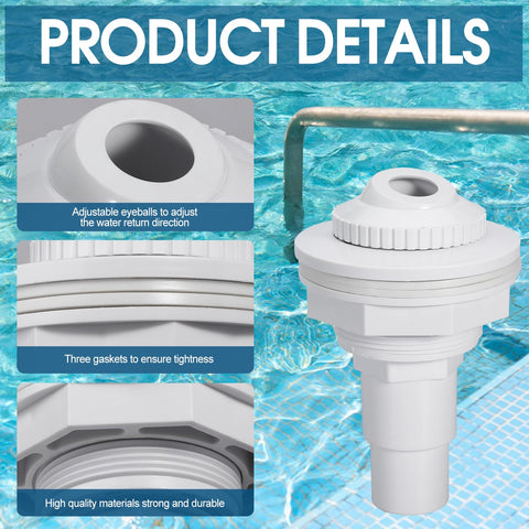 Nayciiy nozzle end-face diameter measures 3 1/2 inches for compatibility.