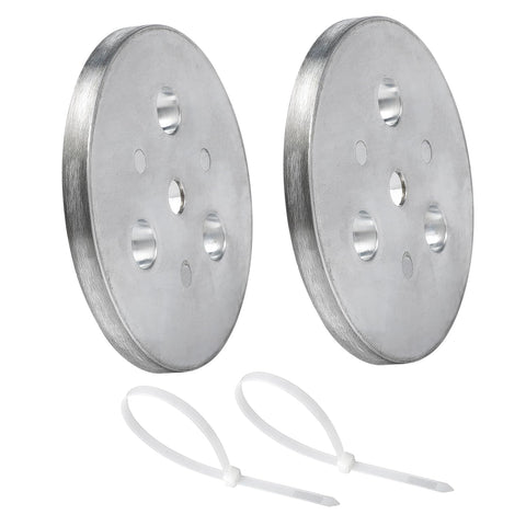 Nayciiy pool skimmer weight zinc anode plate in basket protects metal from electrolysis