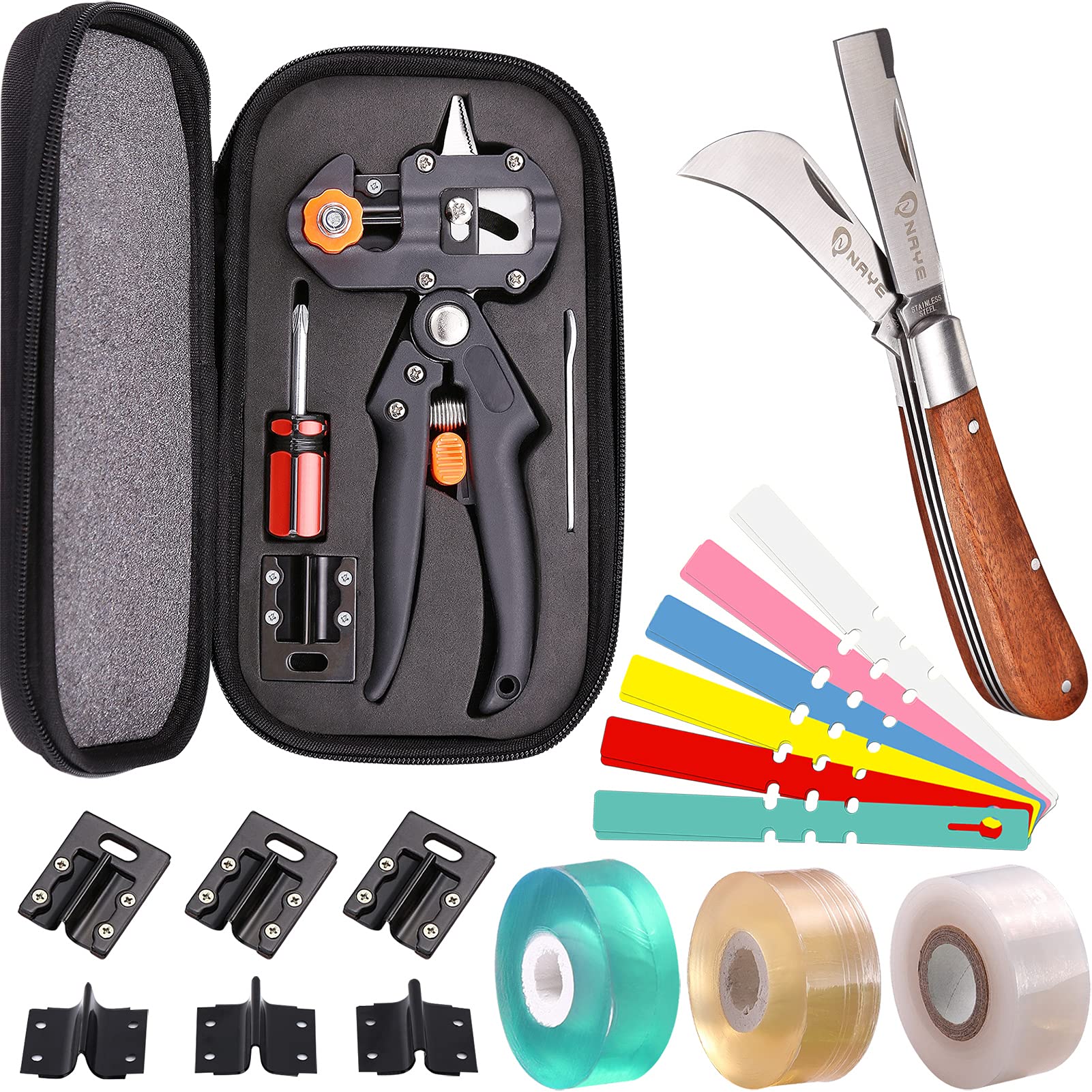 NAYE 6-blades enhanced kit cover shows durable grafting gear for precise cuts.