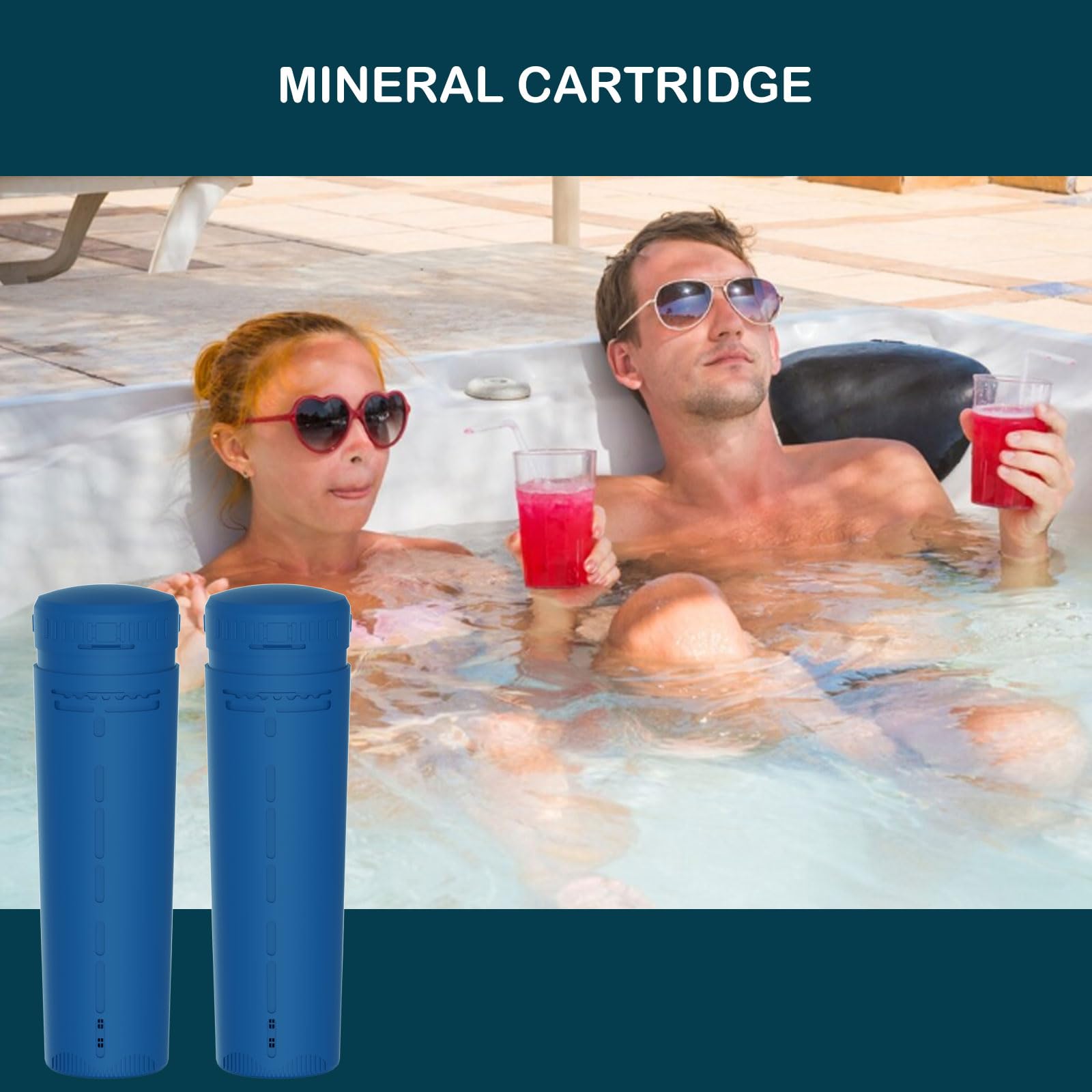 Nayoku mineral cartridge two-pack value for up to 600 gallons