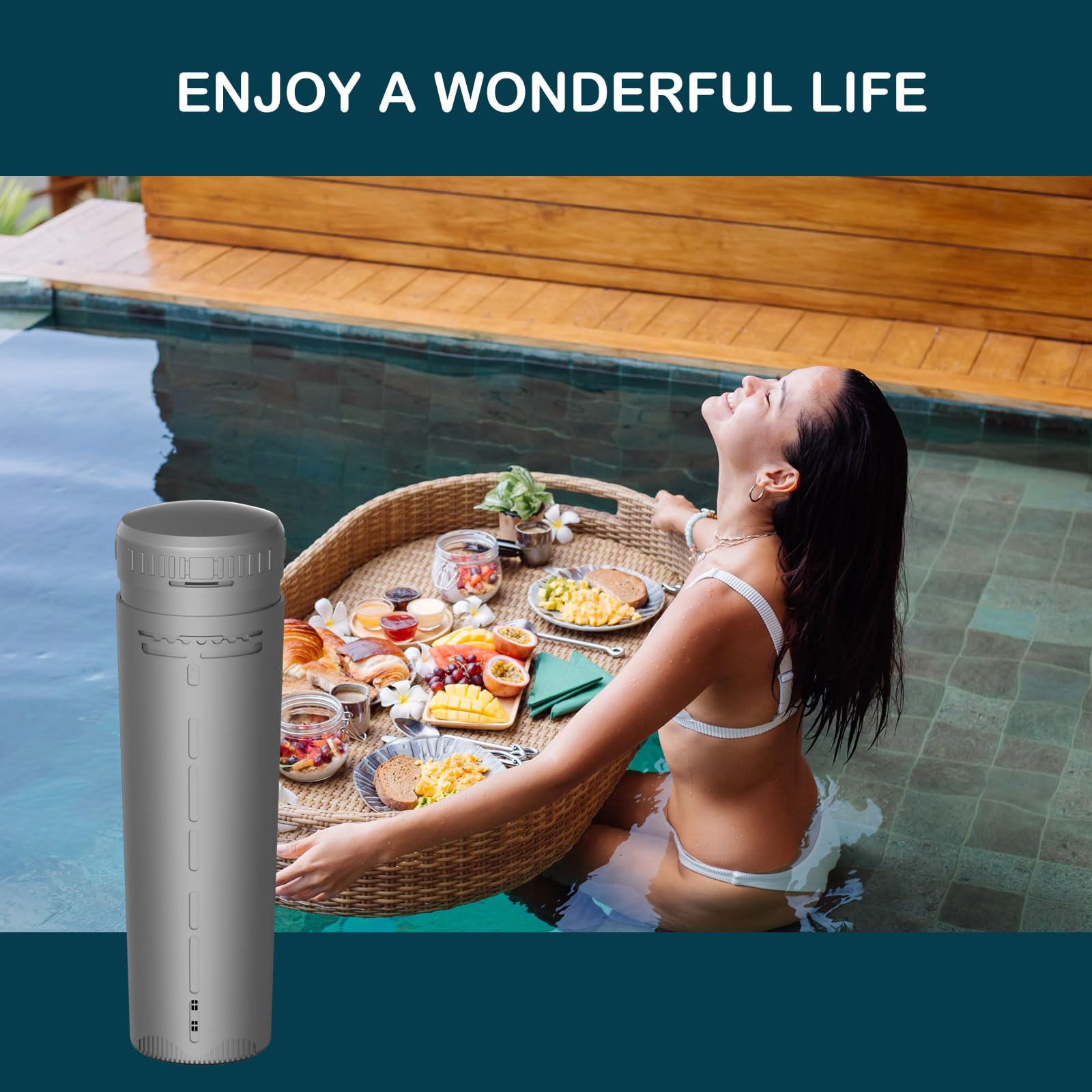 Nayoku soft-water benefits from in-line cartridges for skin-friendly spa sessions.