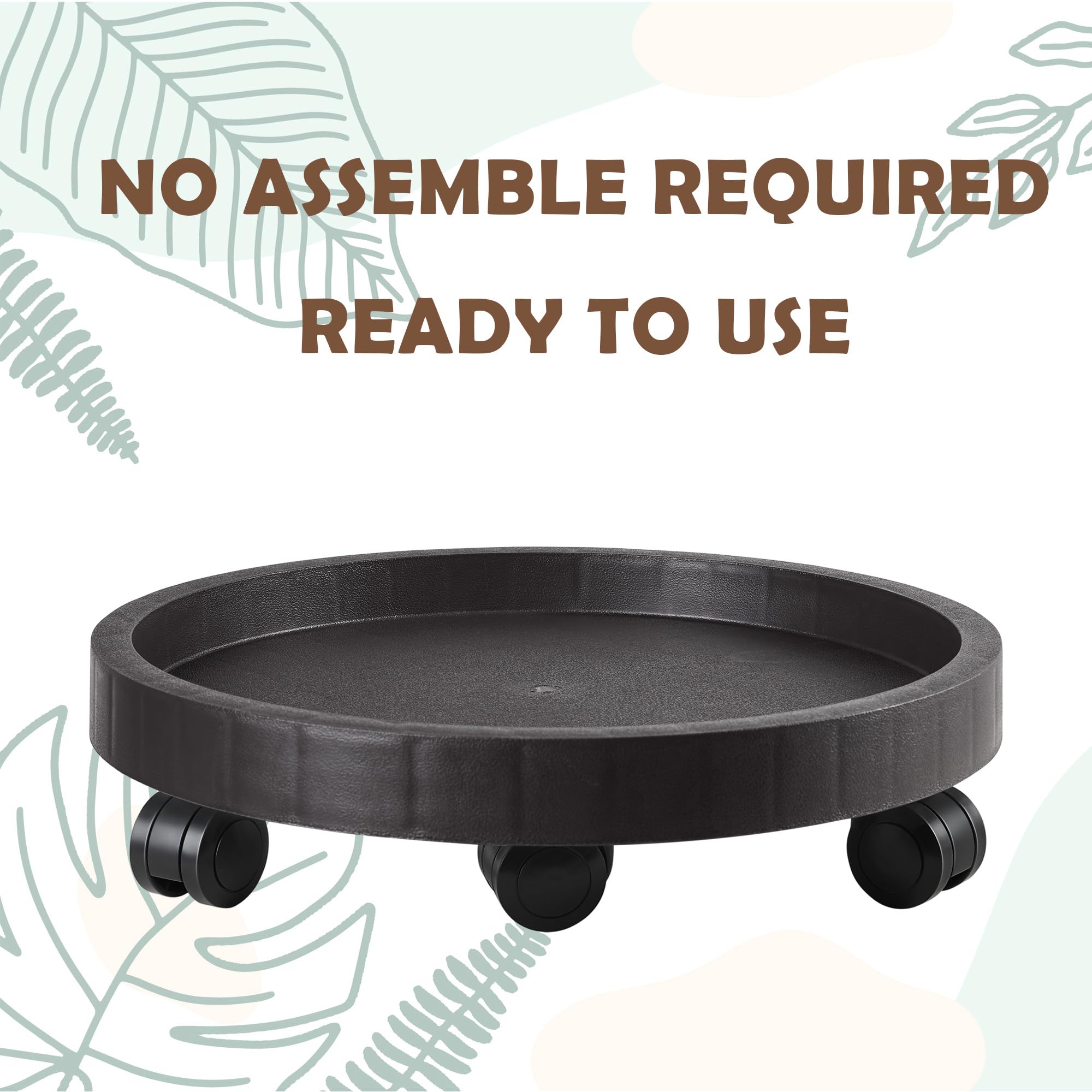 NAZKAEN round coaster roller base keeps pots stable and movable