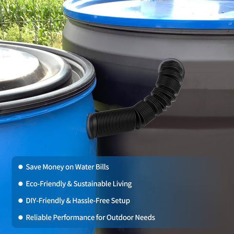 NBPLUS system helps gardeners and homeowners reduce tap water use with rain capture.