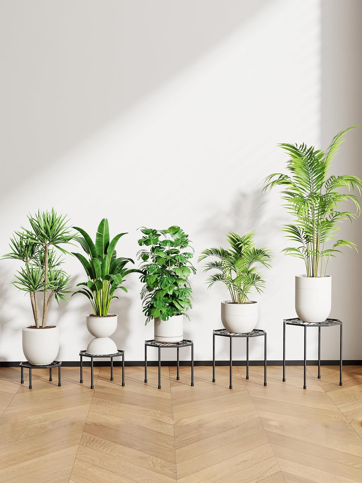 NBPUJ anti-rust iron construction provides durable indoor-outdoor use.