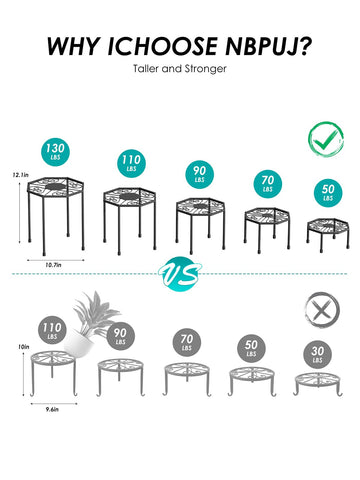 NBPUJ indoor-outdoor versatility suits living rooms, balconies, and gardens.