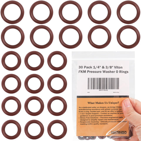 NBRINGO power washer o-ring 30-pack for durable leak-free seals in quick connect systems