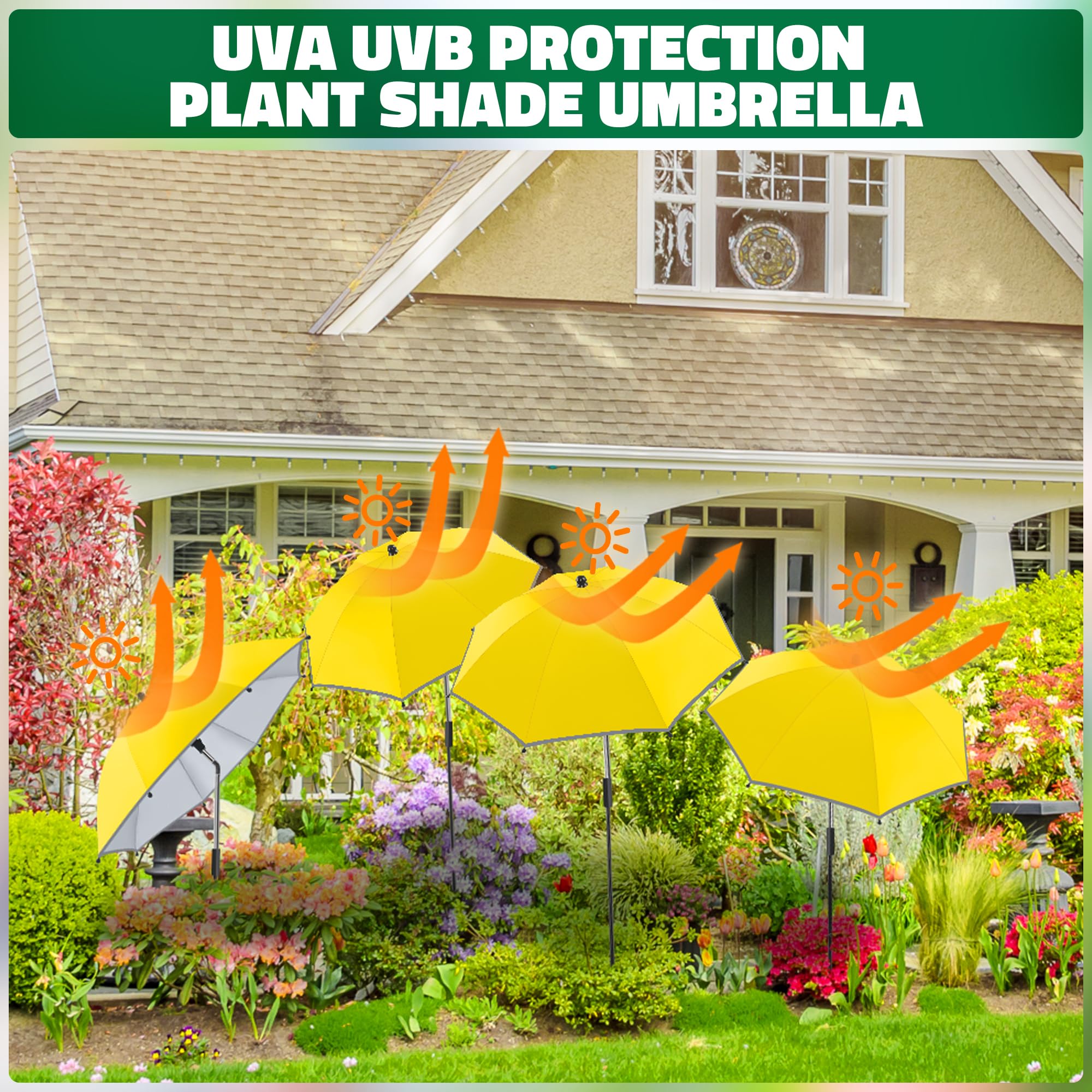 NBtoUS umbrella edge features reflective strip for night visibility