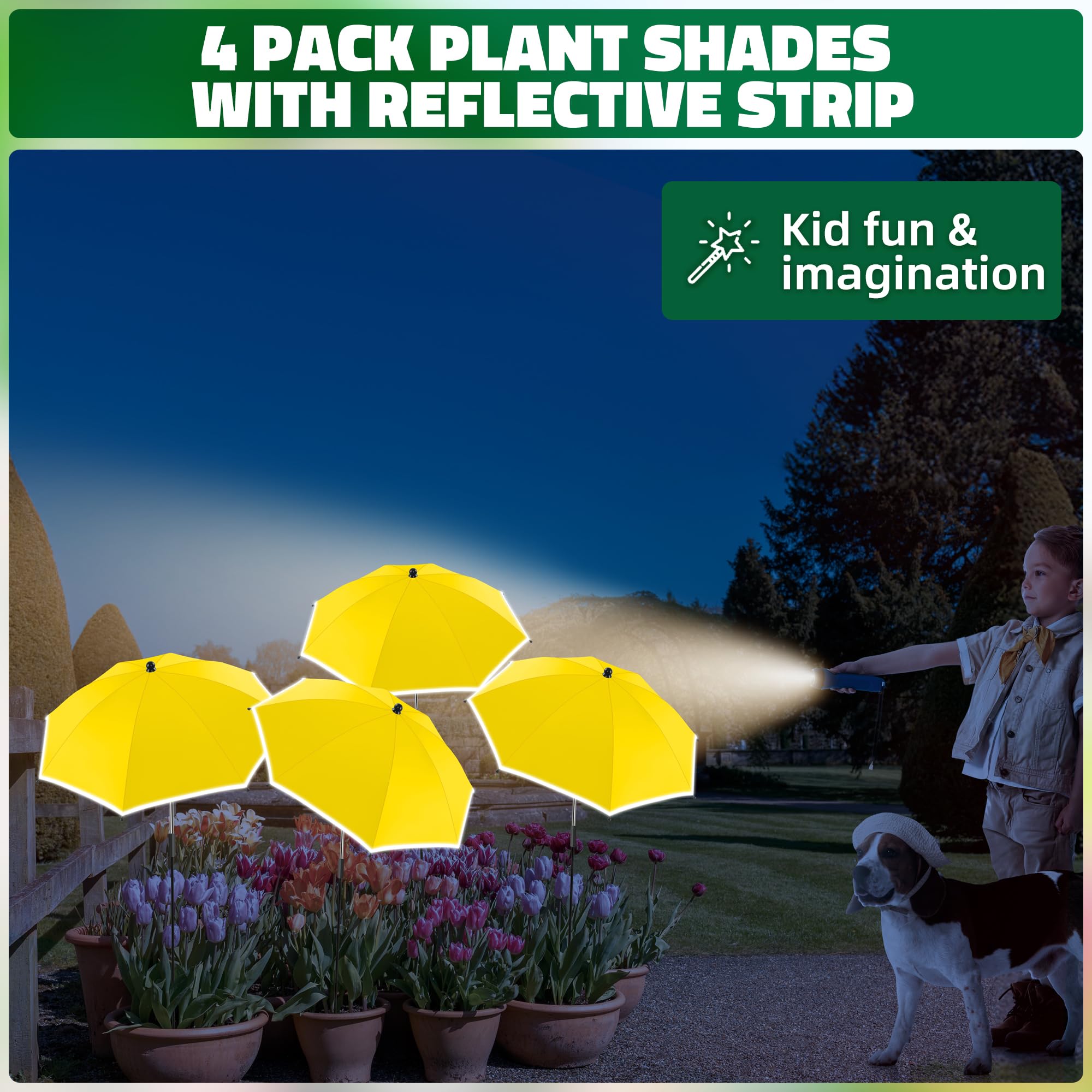 NBtoUS sun shade uses UVA/UVB protection for outdoor plants