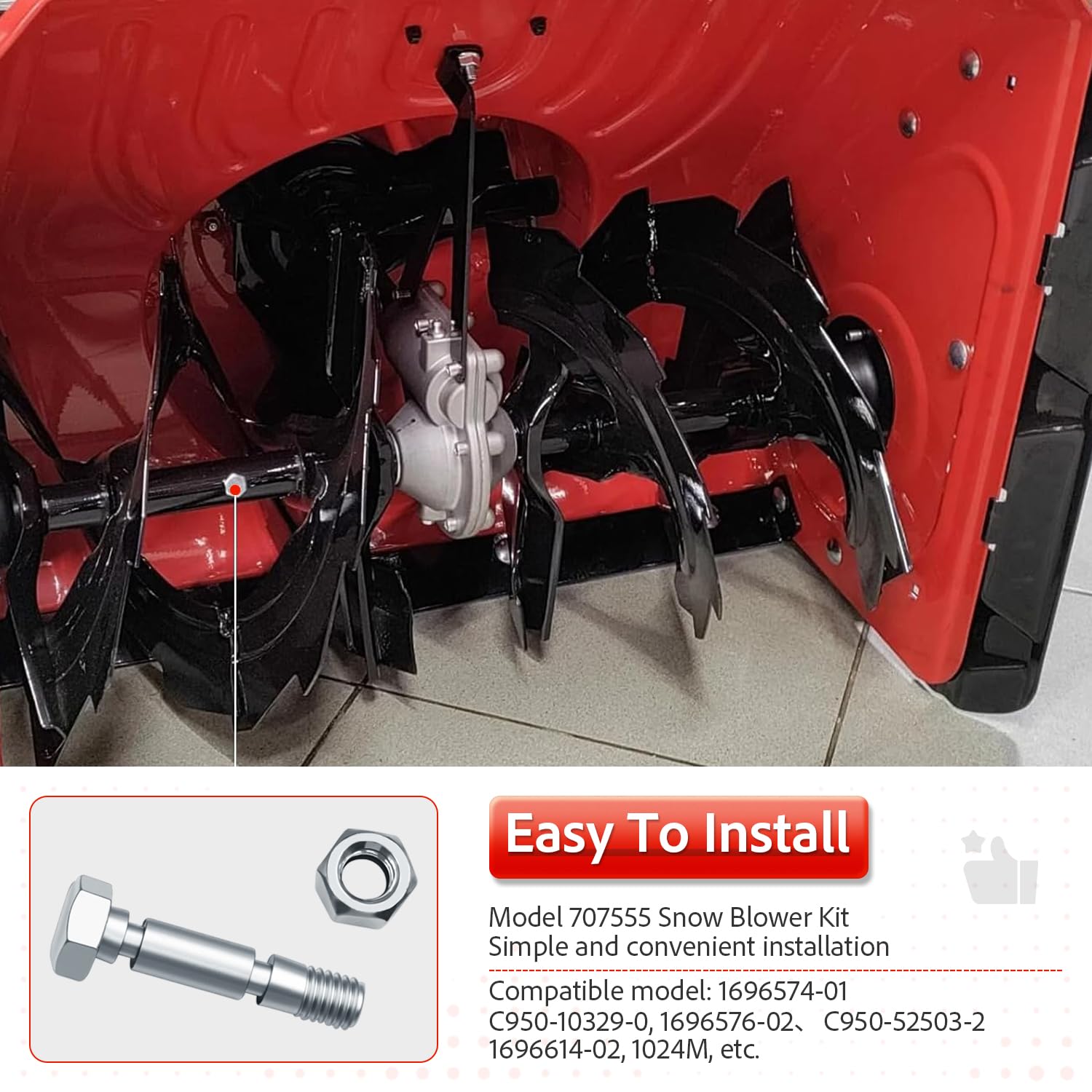 Nbwoal rustproof heavy-duty metal kit, built for long winter use.