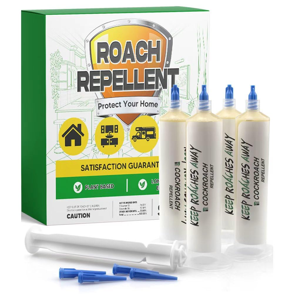 NCSIFDD roach repellent bottle cap off ready for targeted indoor crack application.