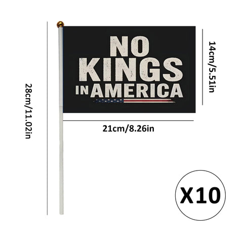 NDNXYXGS mini resist handheld flag on pole for quick displays.