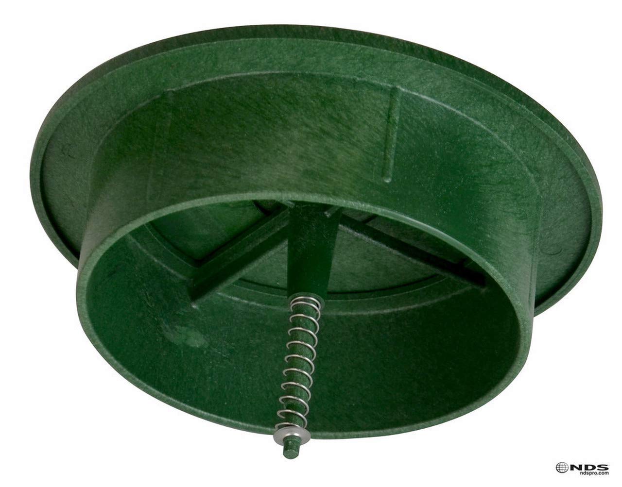 NDS 420 pop-up emitter on a 4-inch pipe in a garden