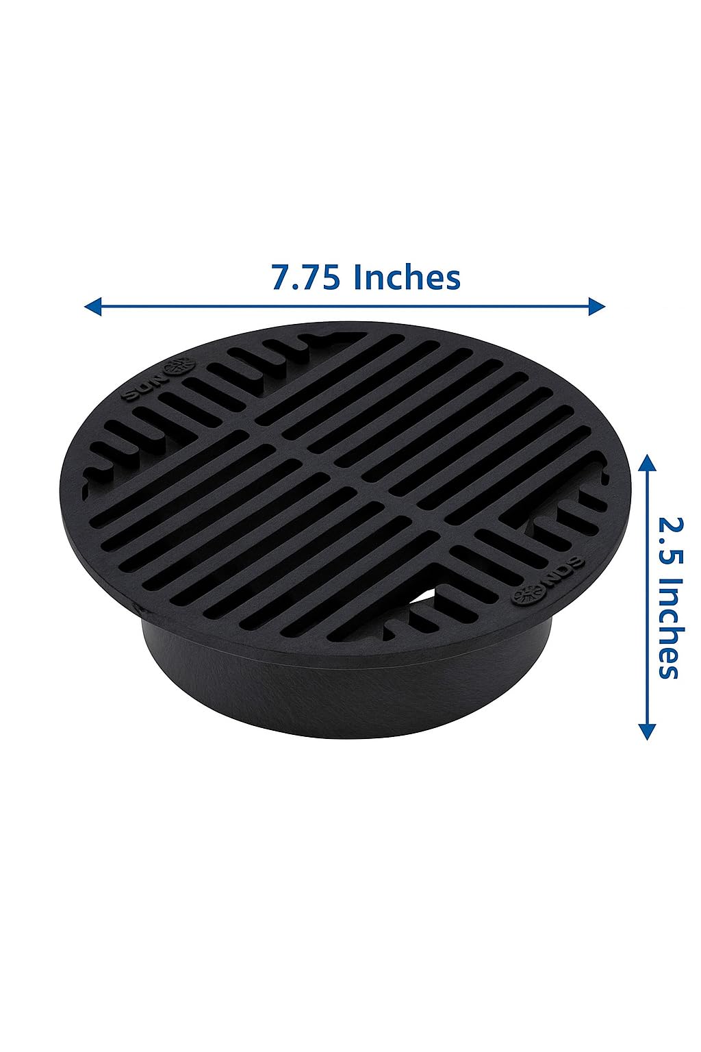 NDS 6-Inch Spee-D Basin connection shown, compatible setup for pathways