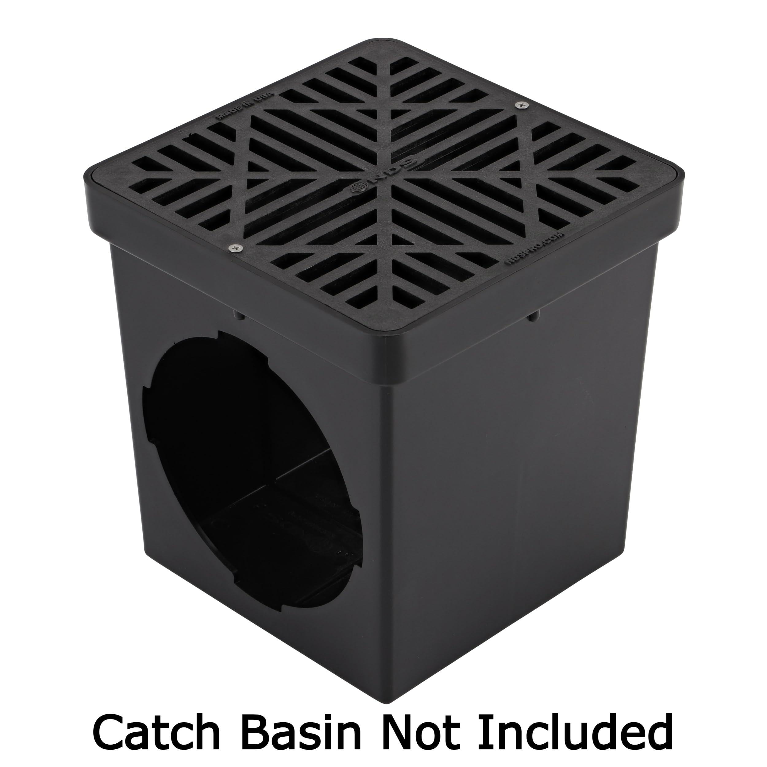 NDS 980G low-profile adapter image showing discreet drainage support and installation options.