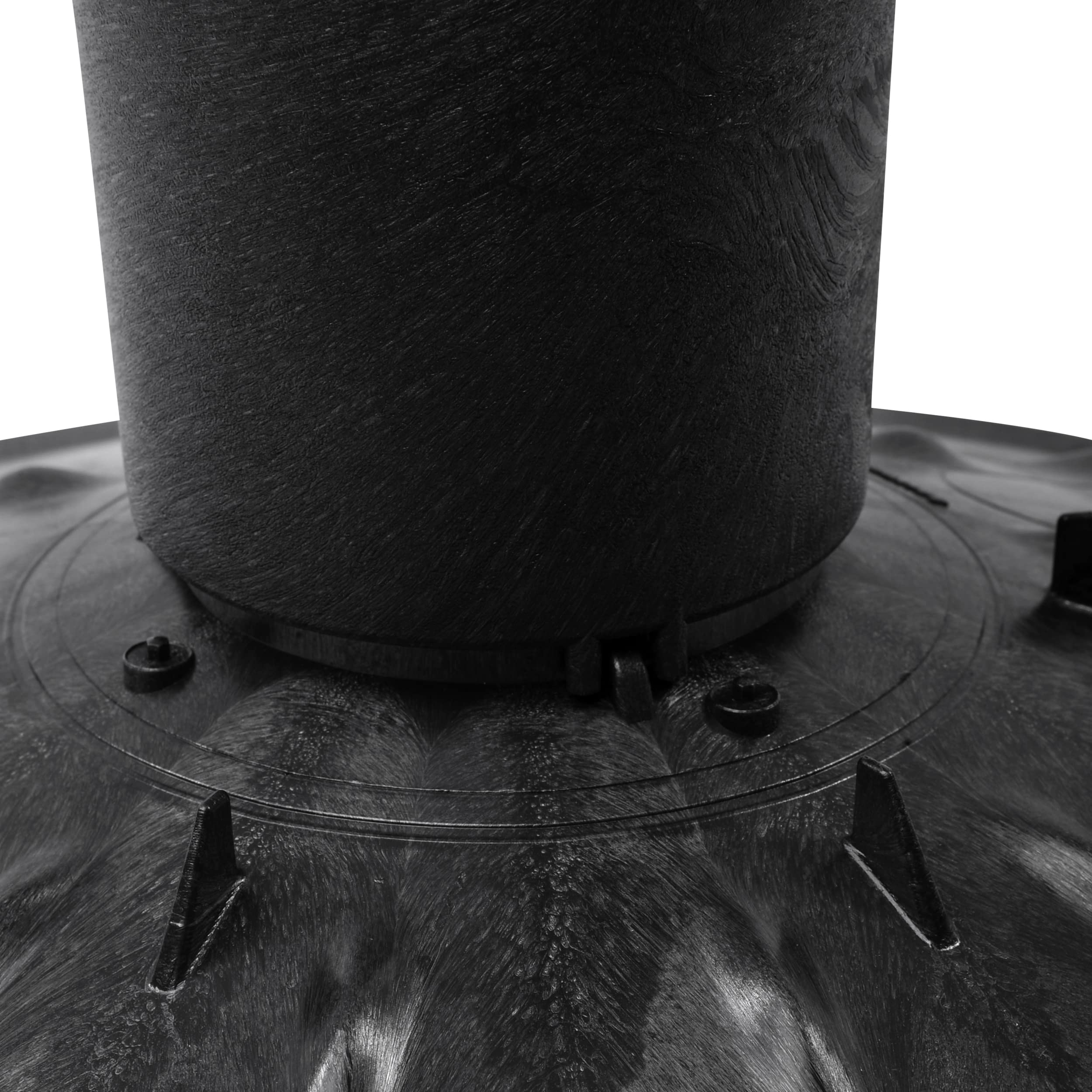 NDS Flo-Well bottom panel base option supports sump pump integration.