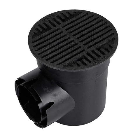 NDS patio-lawn drainage assembly example for walkways and small patios
