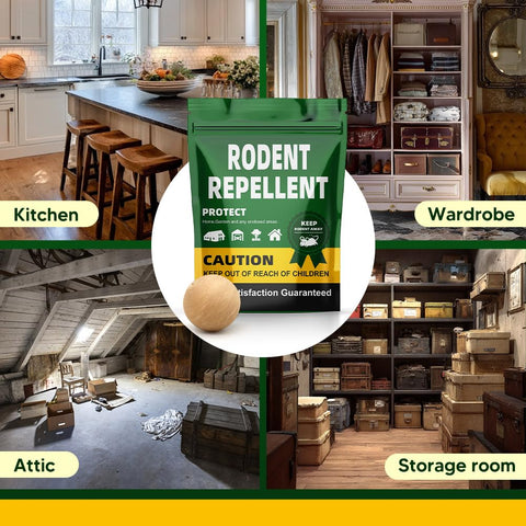 Ndumuqo sheds and barns stay rodent-free with peppermint deterrent balls.