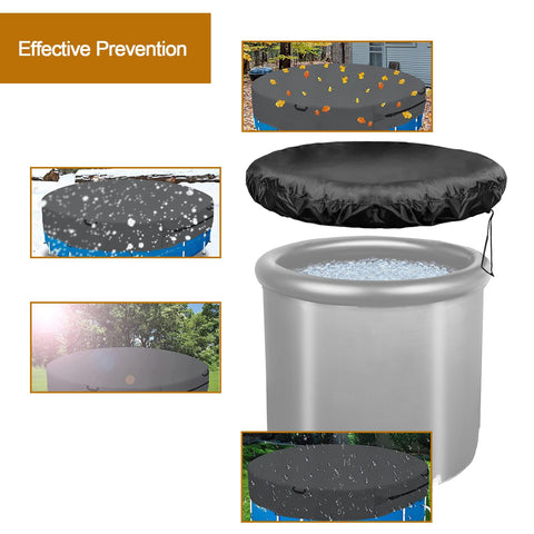 NEAMVCT ice tub cover is stain-resistant for durable outdoor use
