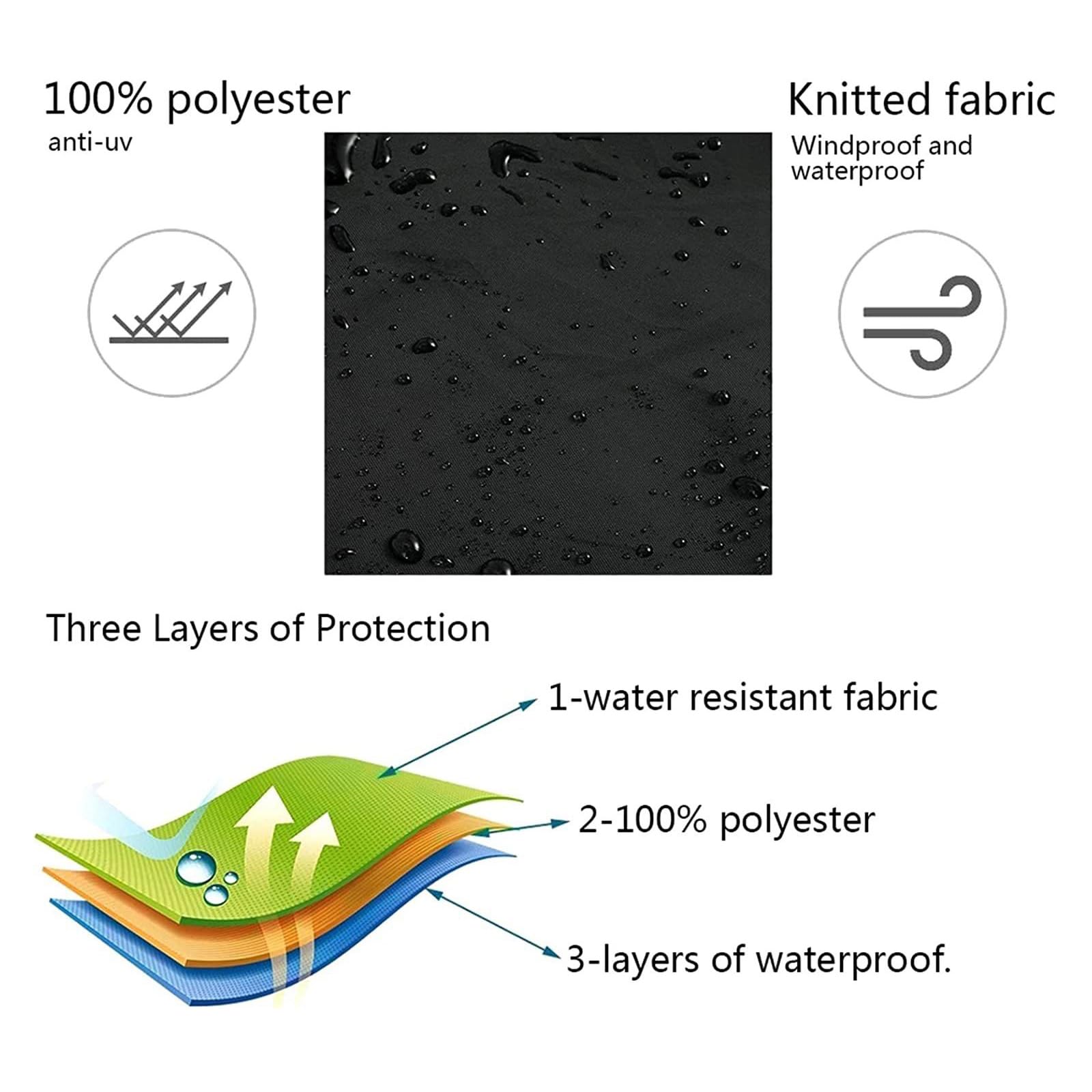 NEAMVCT ice tub cover windproof design withstands gusts outdoors