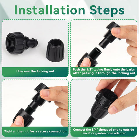 NEATABY garden irrigation adapter suitable for greenhouses and patios.