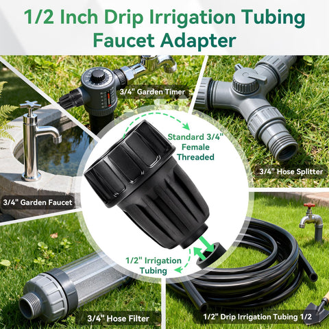 NEATABY UV-resistant plastic adapter designed for outdoor garden use.