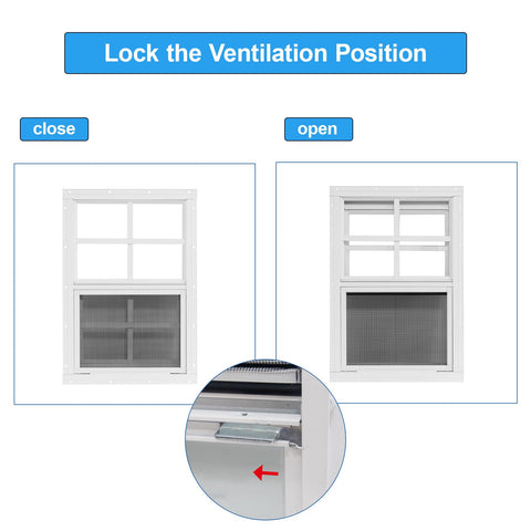 NeatiEase chicken coop window adapts to coops with strong frame and mesh.