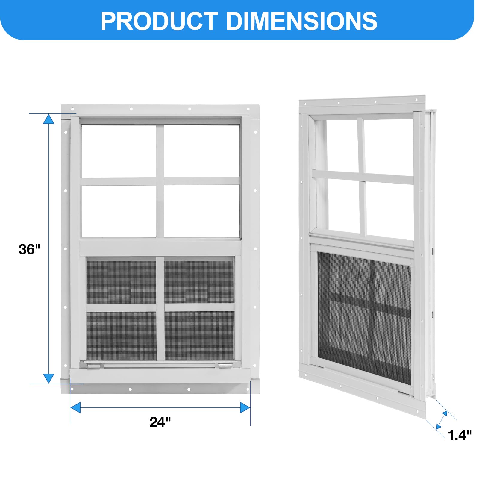 NeatiEase flush-mount kit enables quick DIY installation into shed walls.