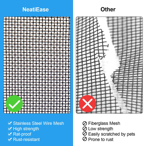 NeatiEase shed window tempered glass withstands wind and rain for safe interior visibility.
