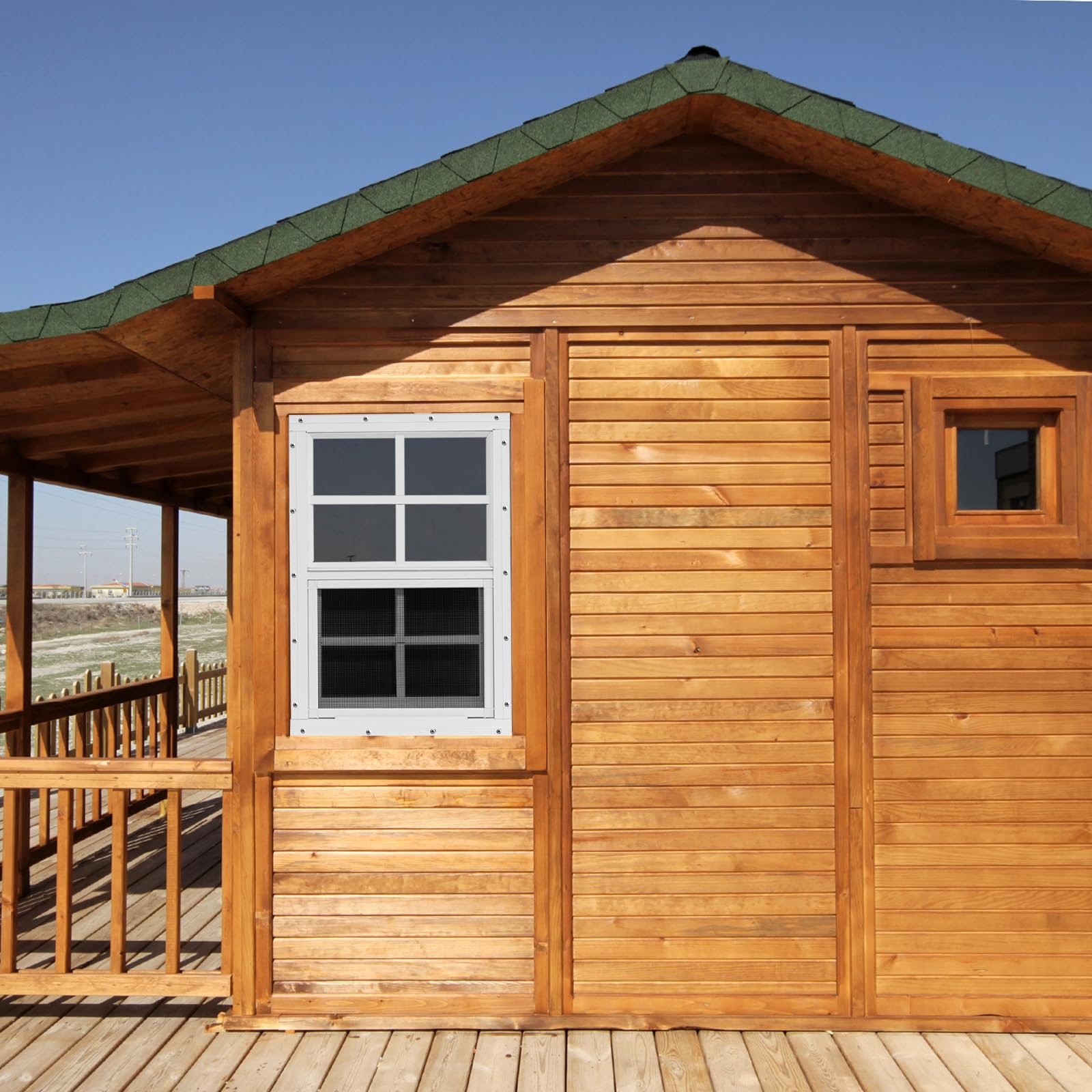 Includes two windows and mounting hardware for quick DIY installation