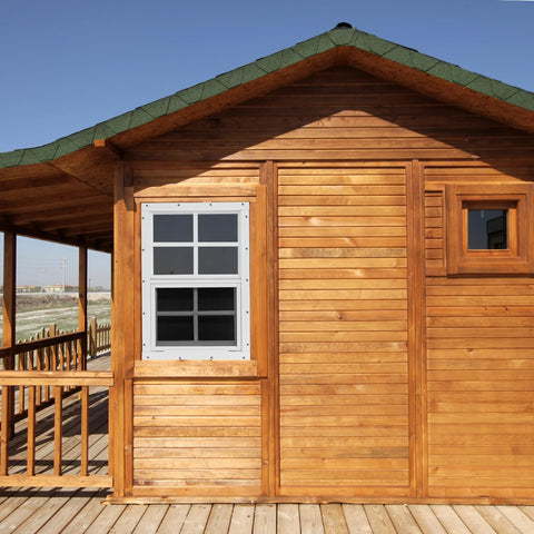 Includes two windows and mounting hardware for quick DIY installation