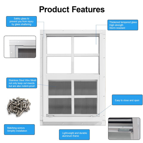NeatiEase stainless-steel mesh window blocks pests while allowing airflow