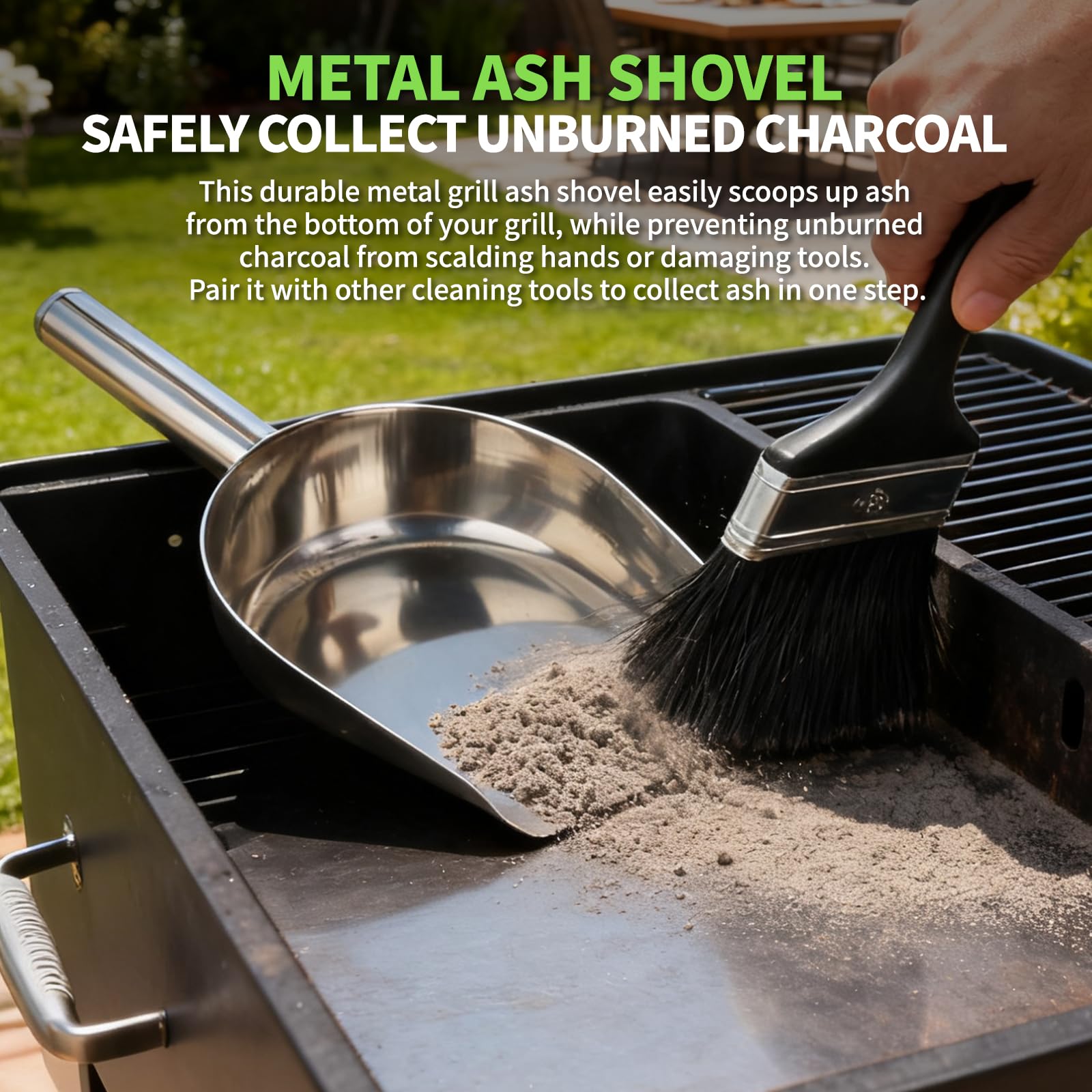 NebulaEdge angled shovel for hard-to-reach grime.