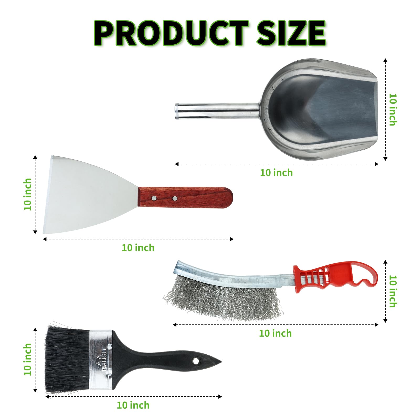 NebulaEdge bristle brush for gentle grill dusting.