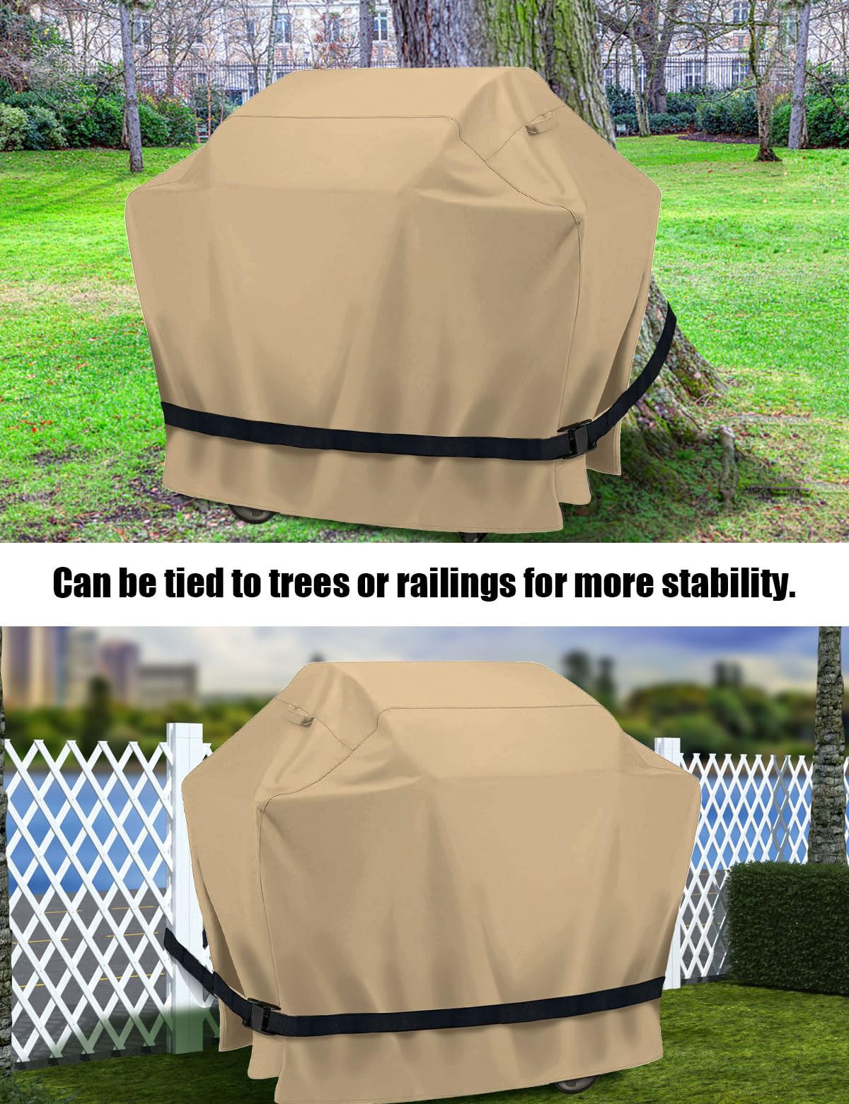 NebulaEdge universal-fit design works with most extra-large grill covers