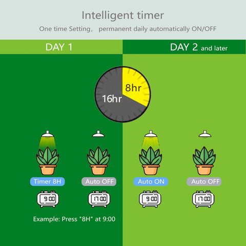 Necgemlex auto on/off timer maintains a consistent indoor schedule