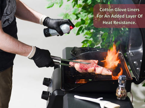 Nechtik BBQ gloves powder-free design keeps food prep clean.