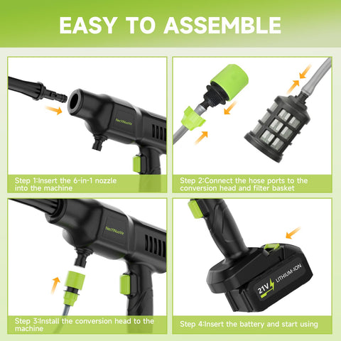 NecYINuoVe car cleaning kit supports quick, convenient vehicle care