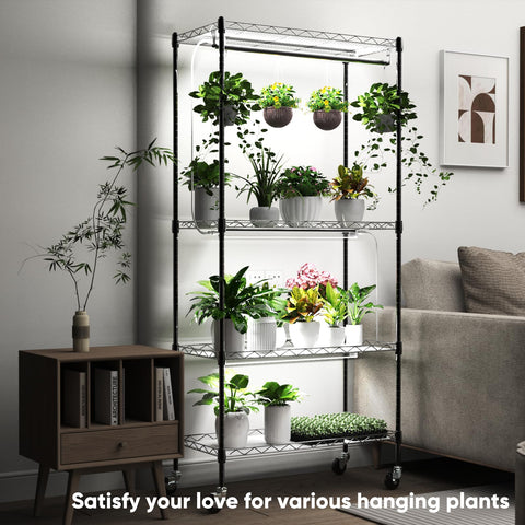 Nedechom adjustable shelf height enables flexible plant arrangement