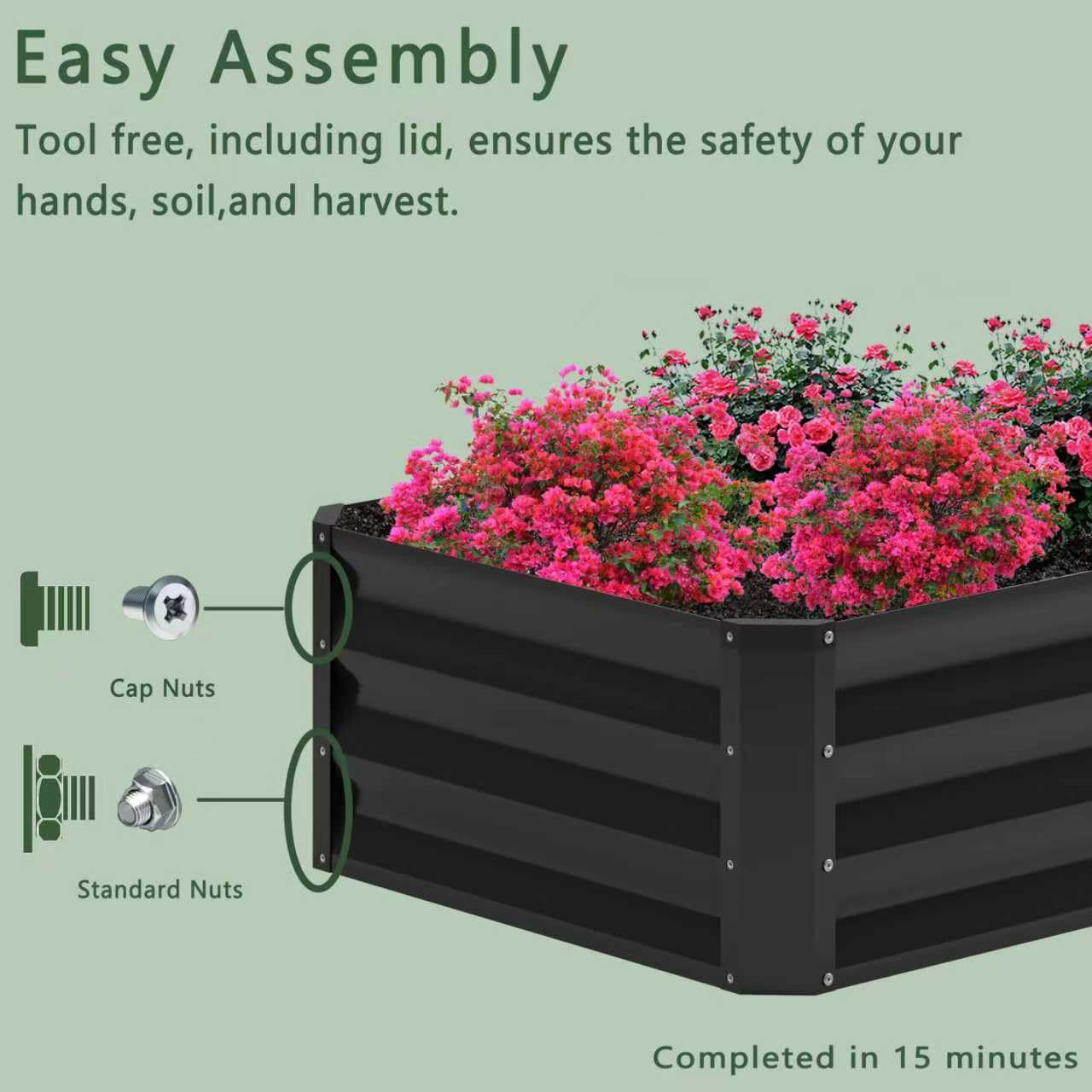 Nedenyou large planting space suitable for vegetables and herbs