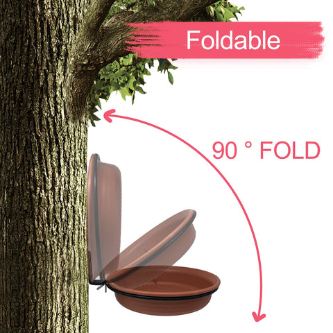 DECK or wall mounted NEECONG bird feeder blends with outdoor space