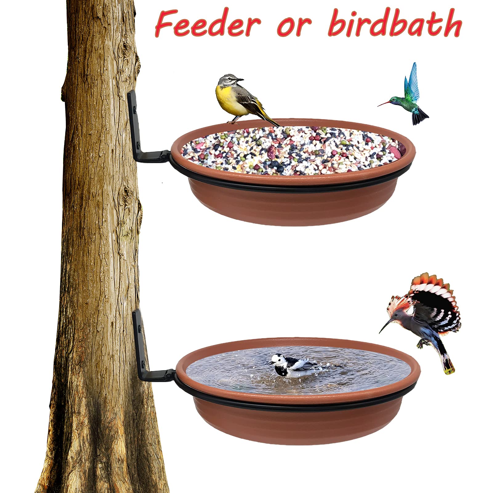 NEECONG bird feeder suited for both outdoor and indoor use in homes