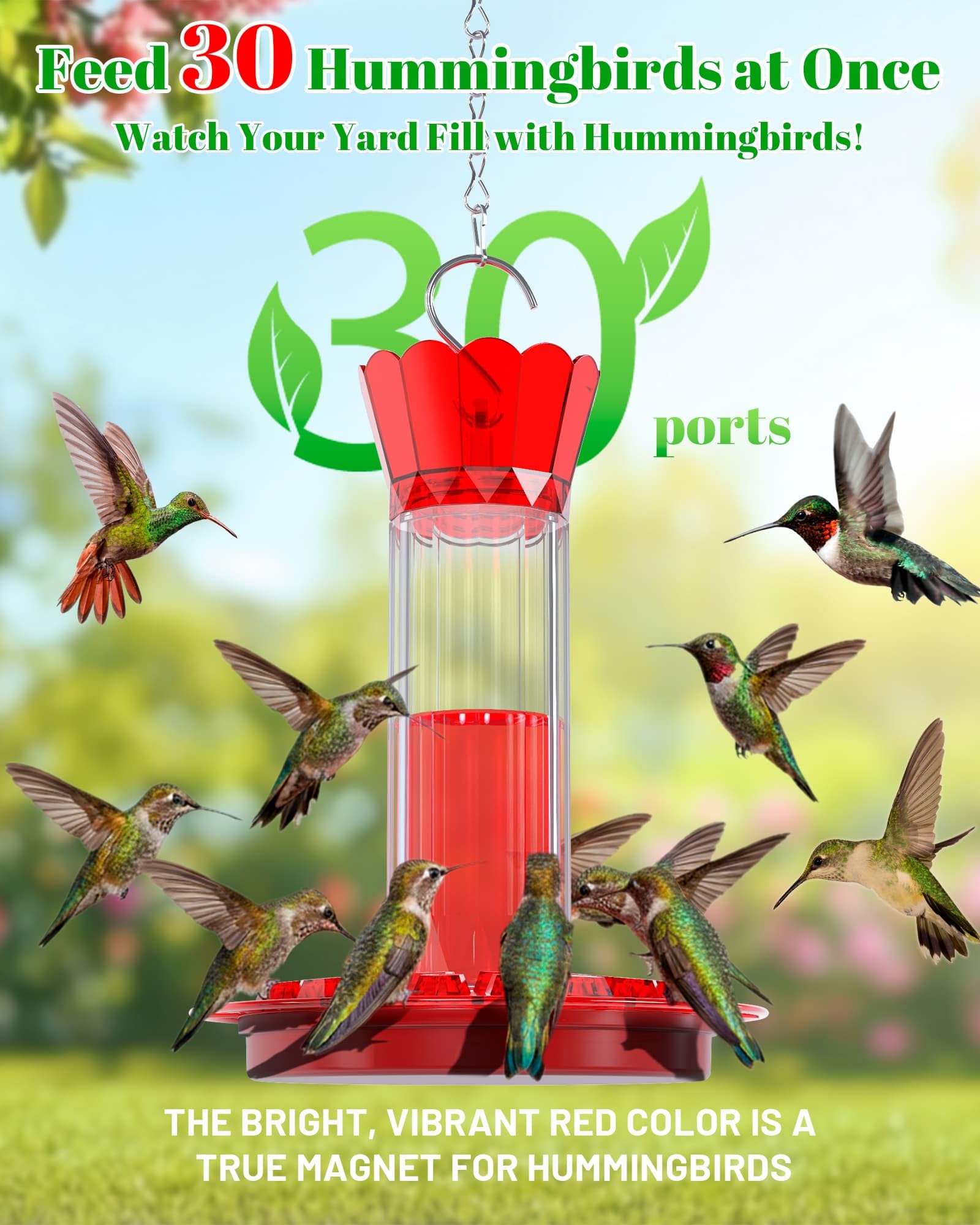NeepeCiko feeder with anti-ant moat protects nectar from intruders.