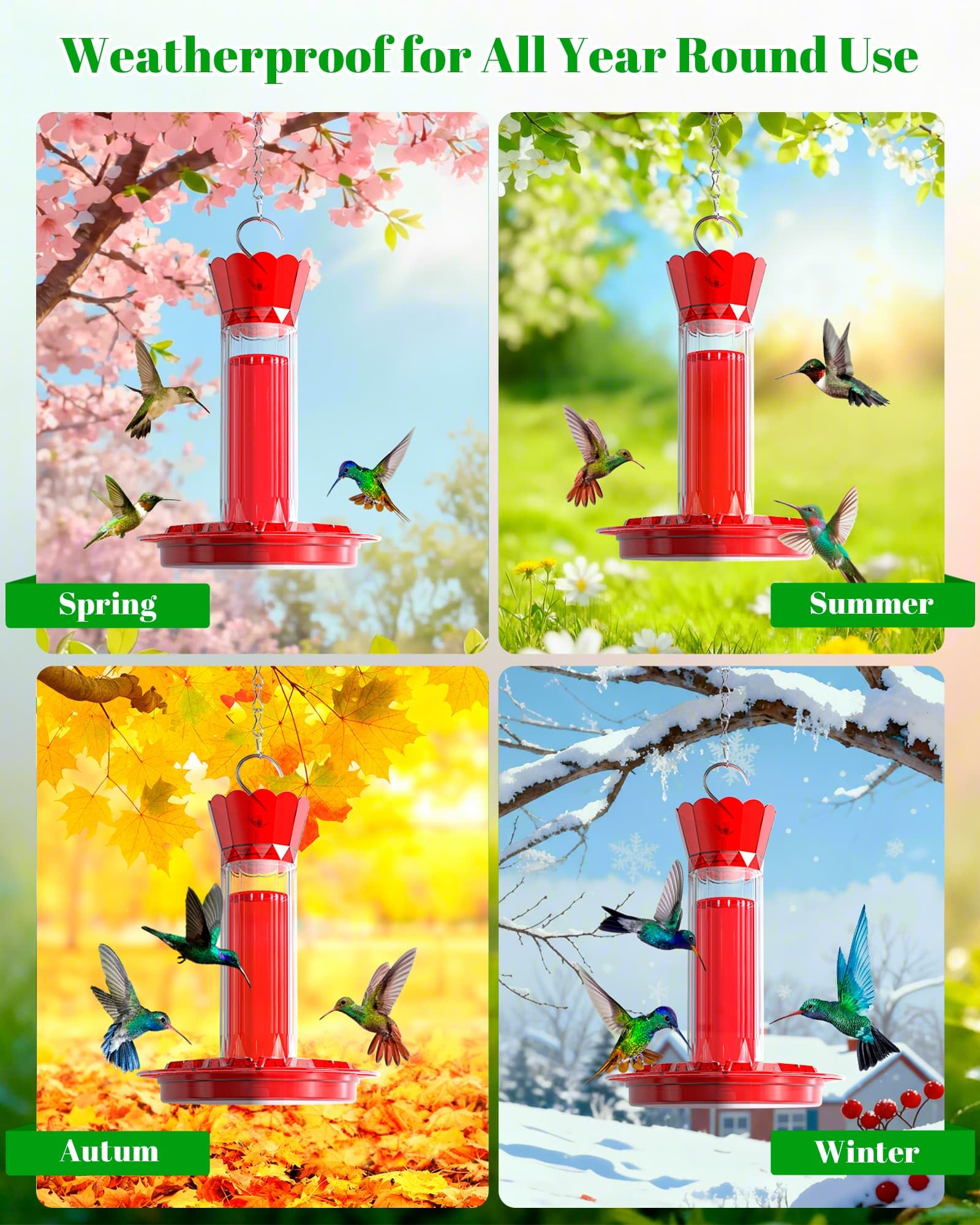 NeepeCiko durable ABS BPA-free plastic withstands sun and rain.