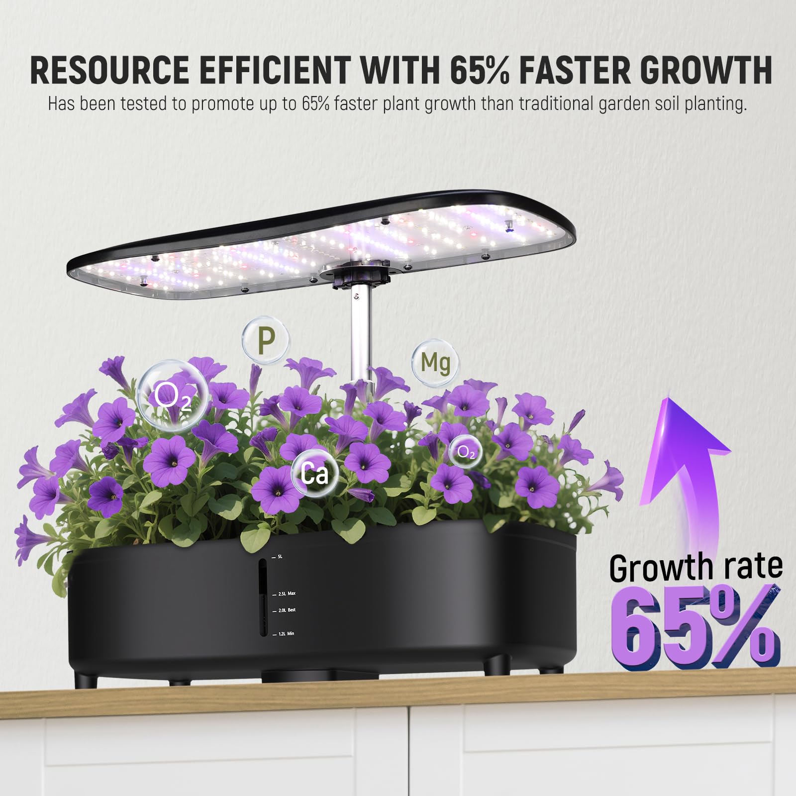 NEEWER Basics growing modes for seedling, vegetative, and bloom stages
