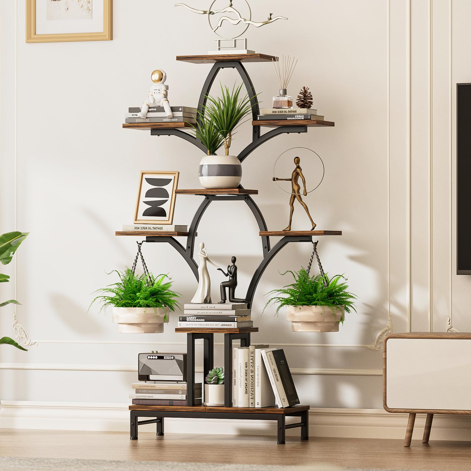 NEHAJUNXI sturdy frame with rust-proof coating stays durable and easy to clean.
