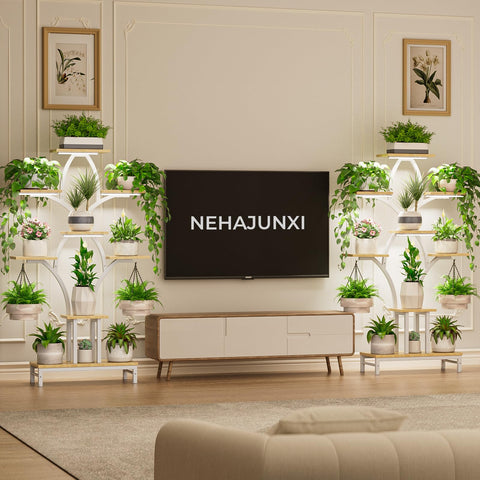 NEHAJUNXI sturdy rust-proof frame with water-resistant shelves for longevity
