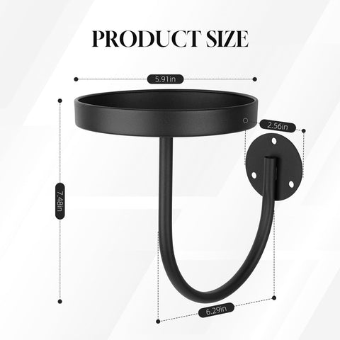 Neiteli compact 5-5-inch compatible brackets showcasing versatile indoor plant display