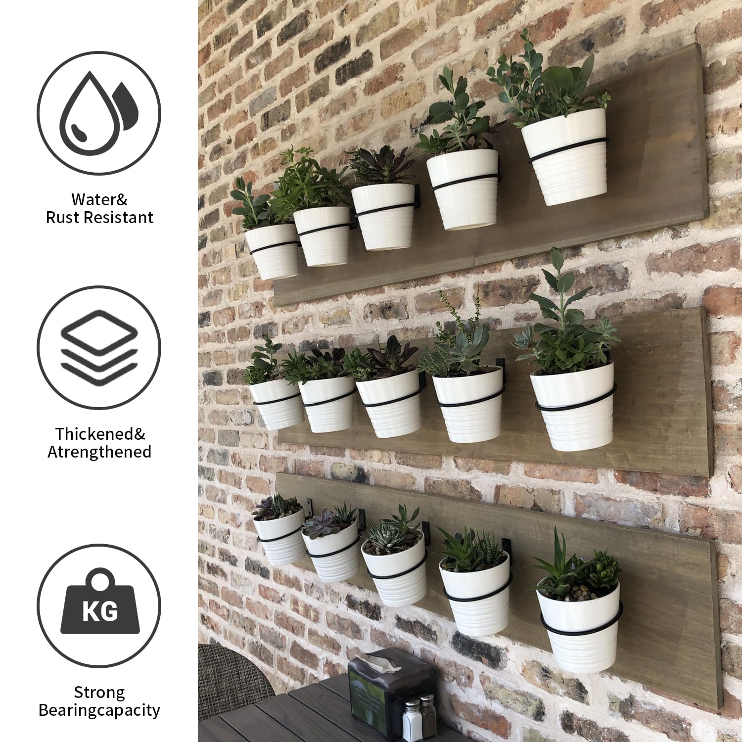 Neiteli easy-install wall hanger includes screws and anchors for quick setup.